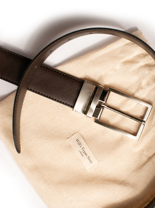 3,5 cm Gürtel mit Wendefunktion | Veganer Gürtel