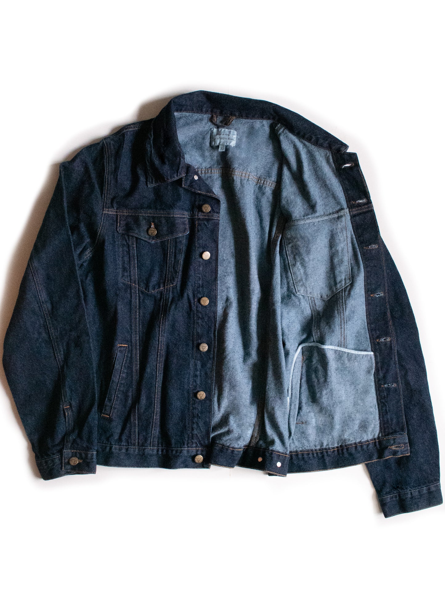 Veste en jean recyclé