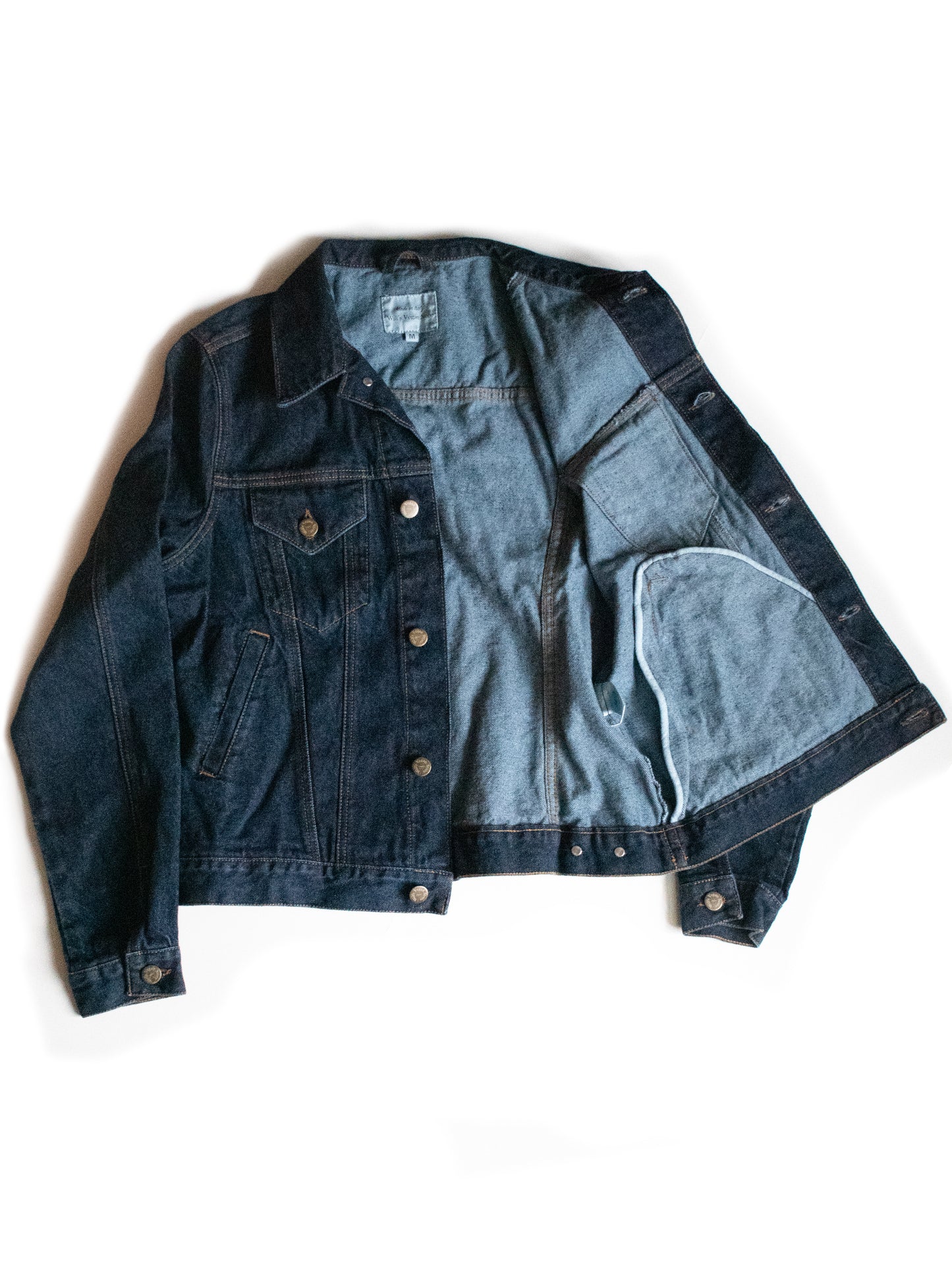 Veste en jean recyclé