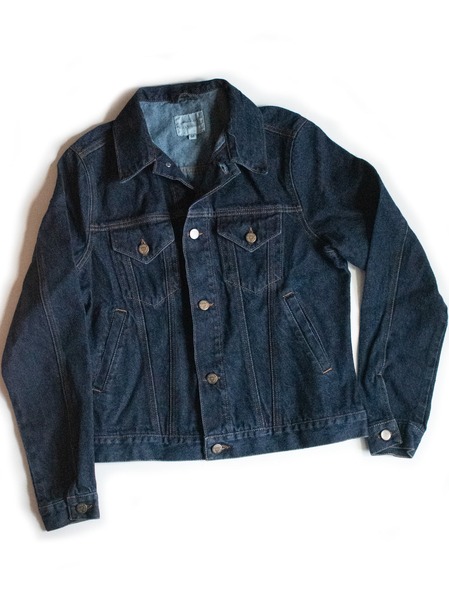 Veste en jean recyclé