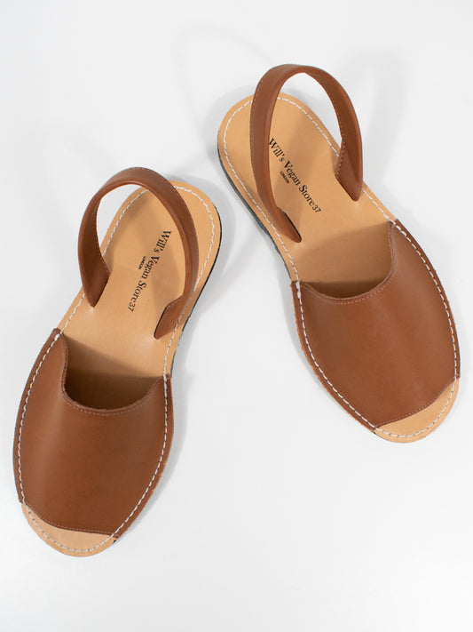 Flache Sandalen | Vegane Damenschuh