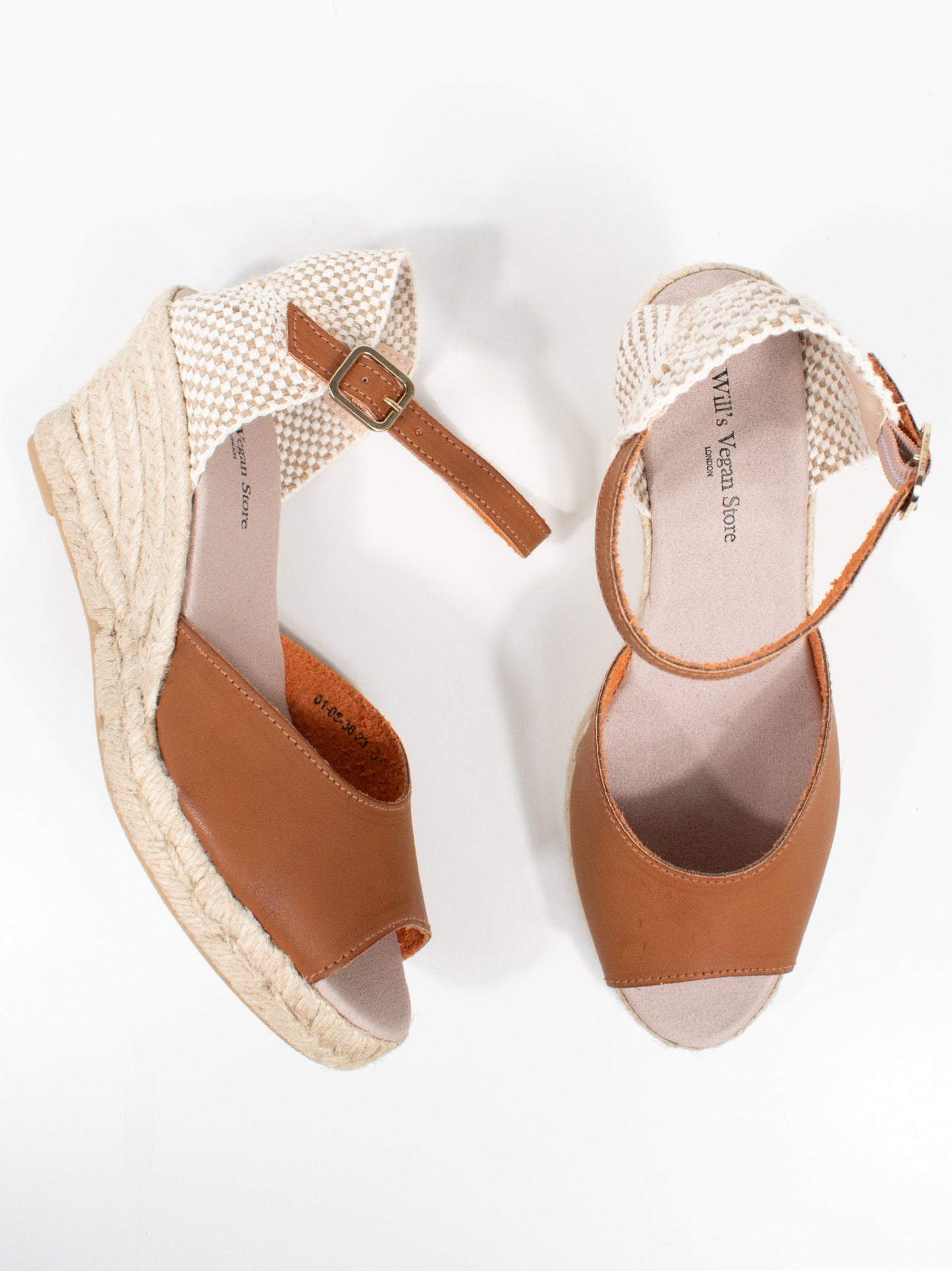 Espadrille recyclée à bretelles entrecroisées