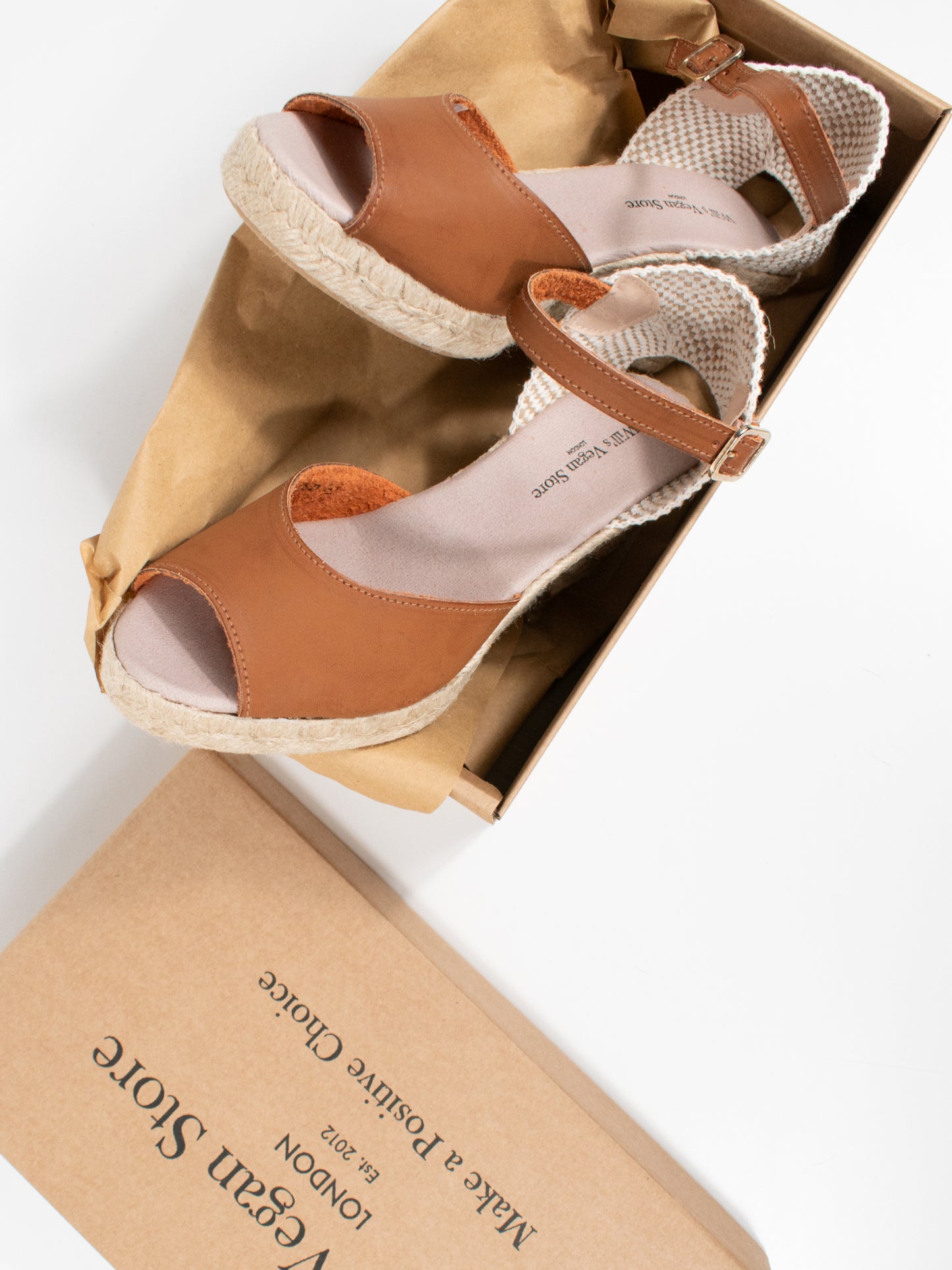 Espadrille recyclée à bretelles entrecroisées