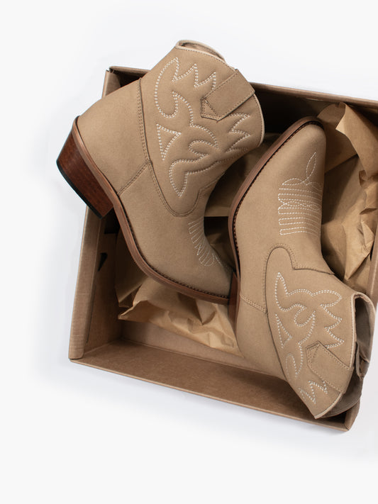 Niedrige Westernstiefel | Vegane Stiefel