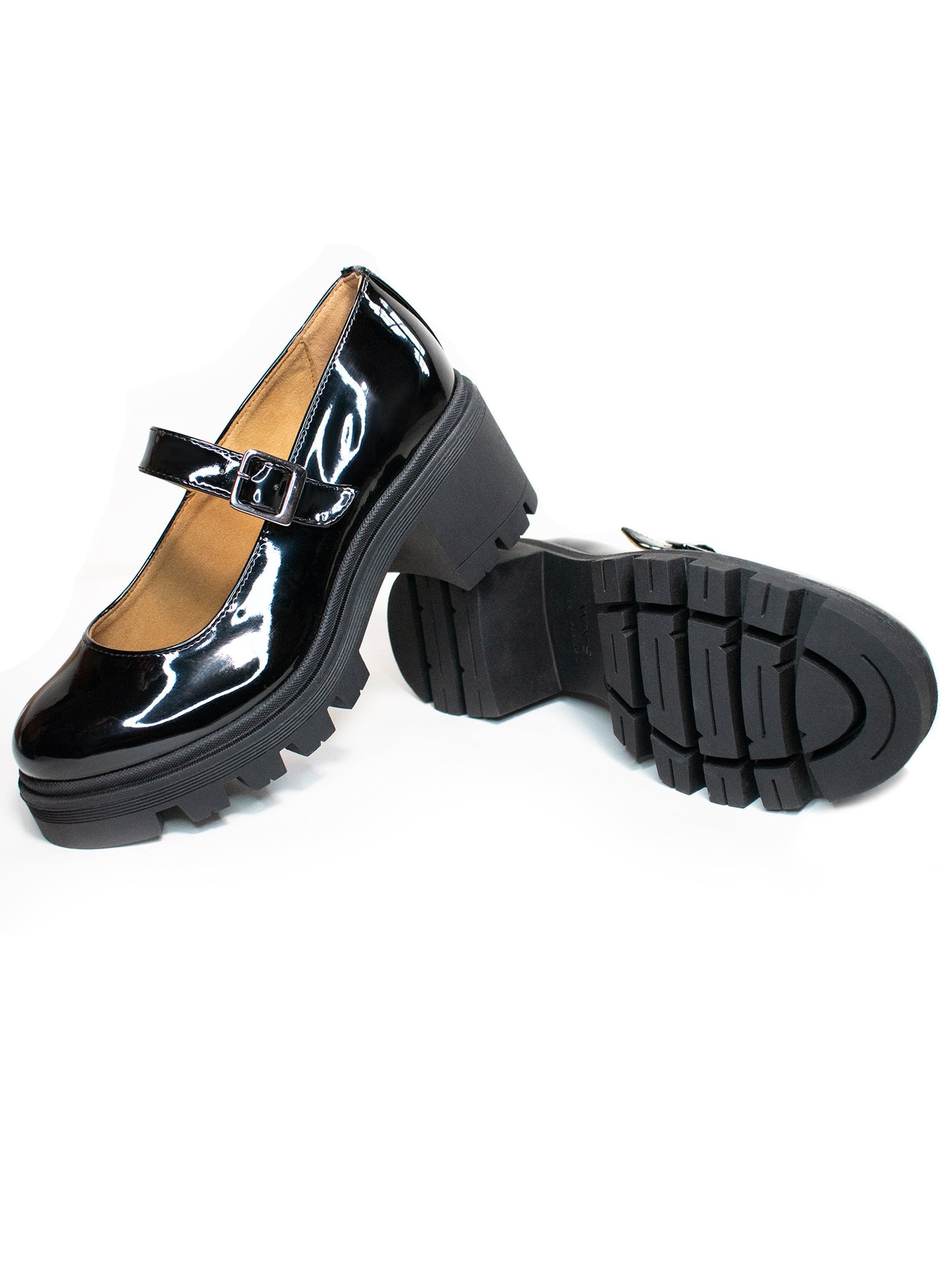 Mary Janes avec semelles extérieures