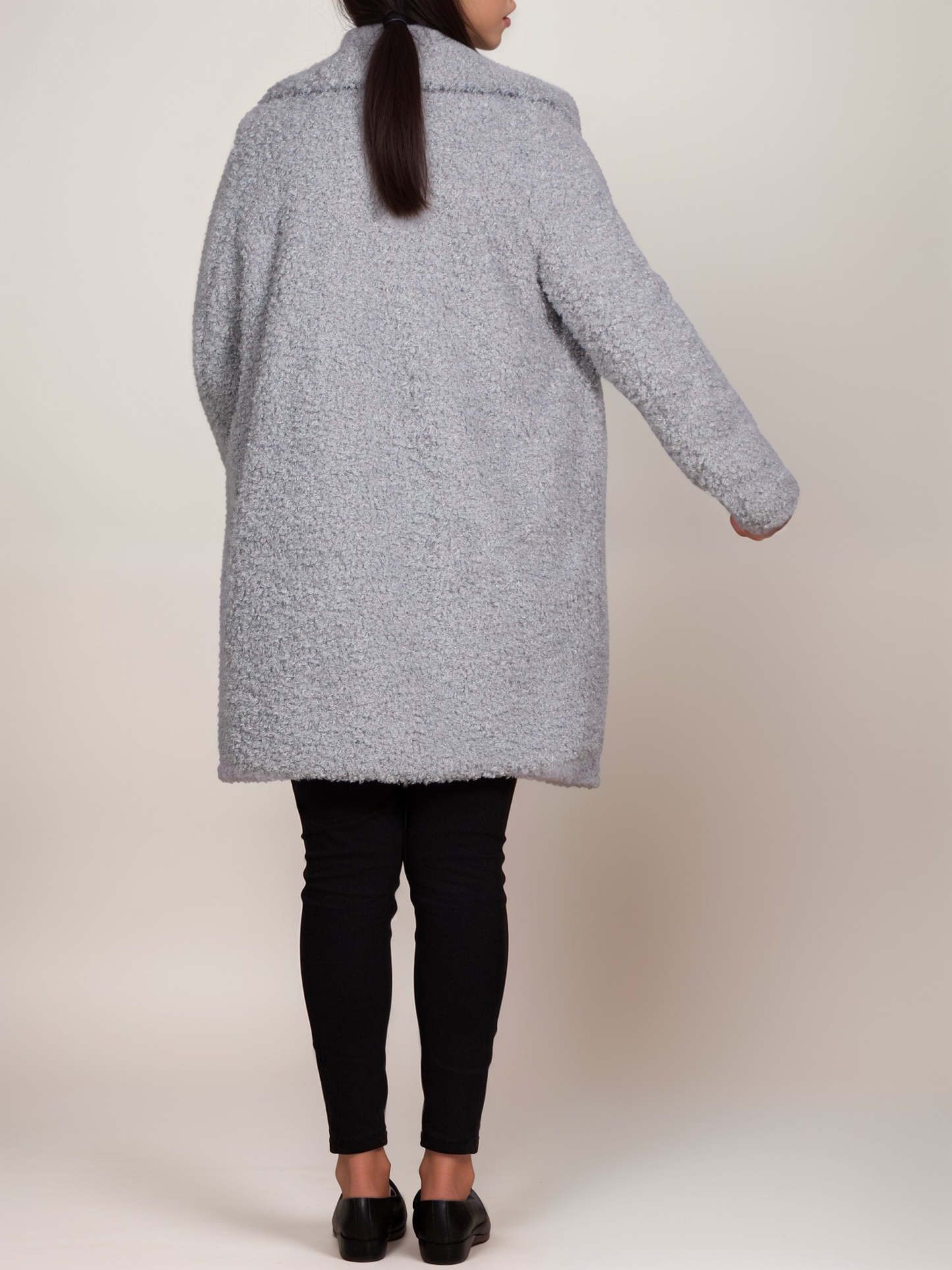 Manteau bouclé recyclé
