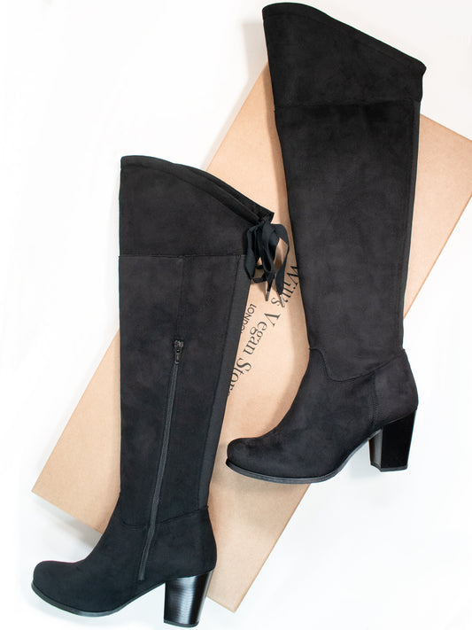 Over the Knee Stiefel | Vegane Stiefel
