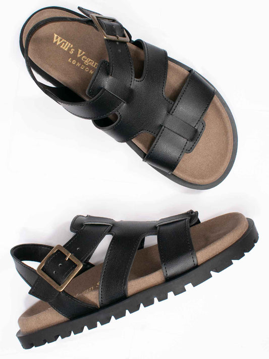 Gladiator-Fußbett-Sandalen | Vegane Sandalen