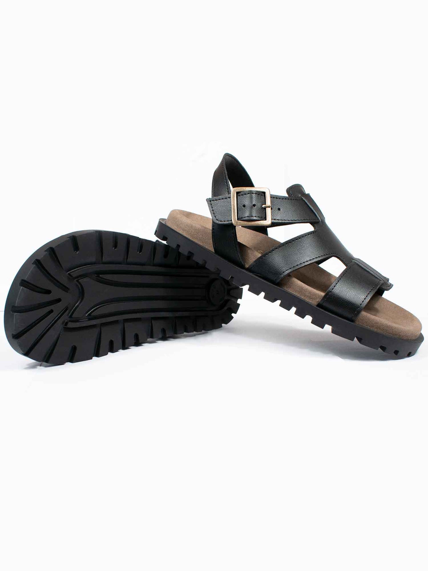 Gladiator-Fußbett-Sandalen