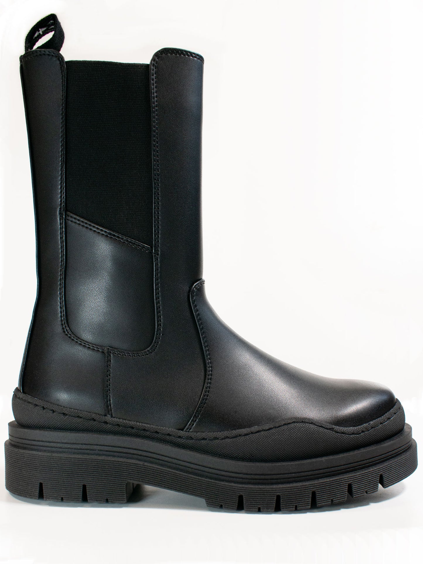 Halbhohe Chelsea-Stiefel mit Gleitsohle
