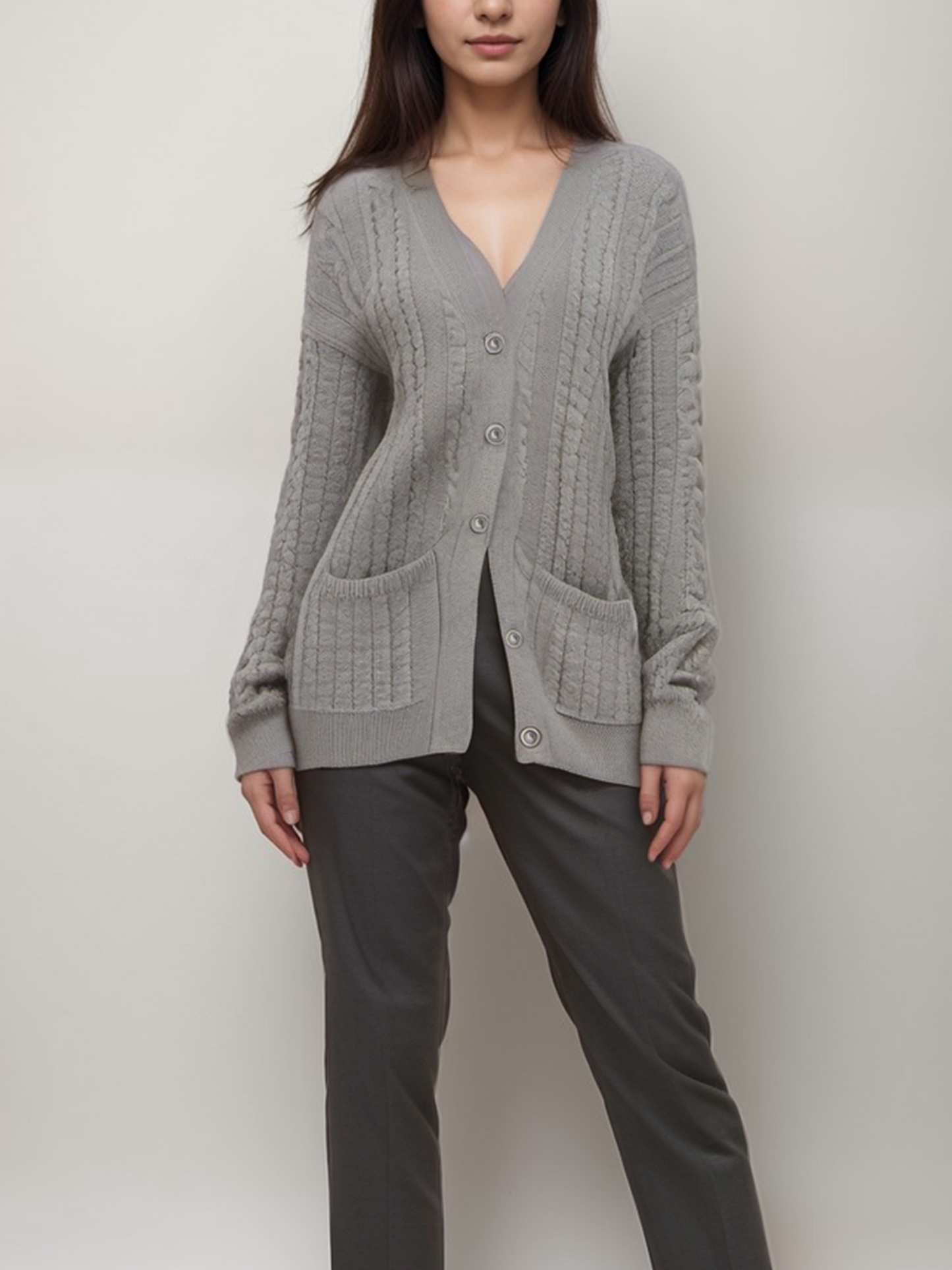 Cardigan avec patte de boutonnage