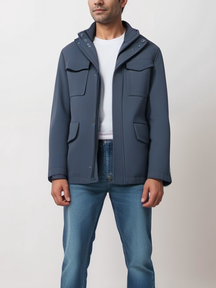 Manteau en laine végétalienne