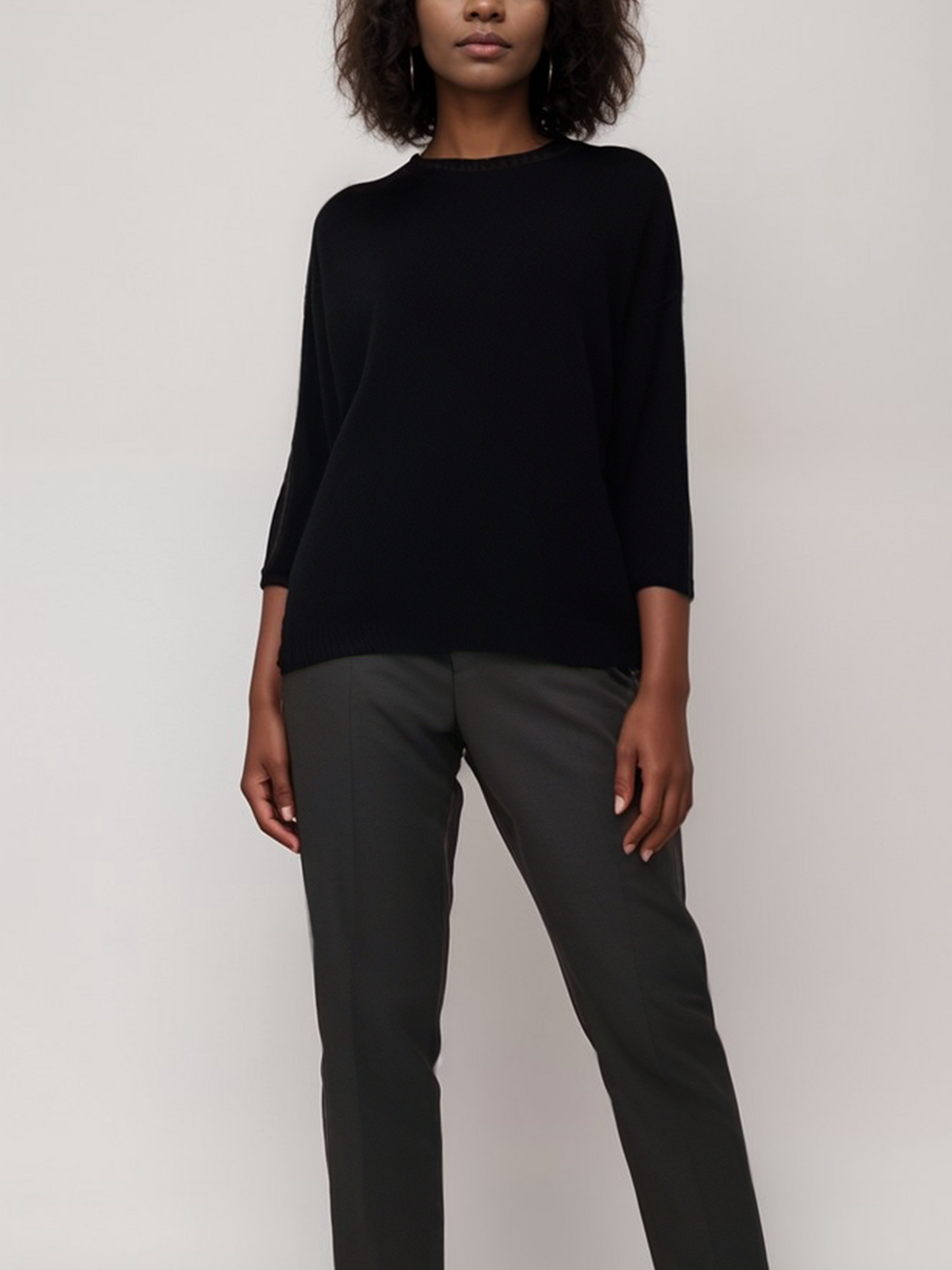 Pull ample en maille