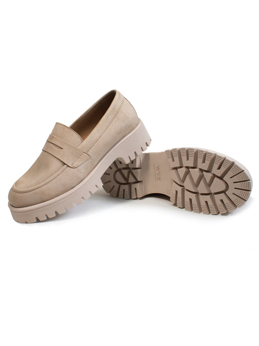 Gleissohle Penny Loafers | Vegane Damenschuh