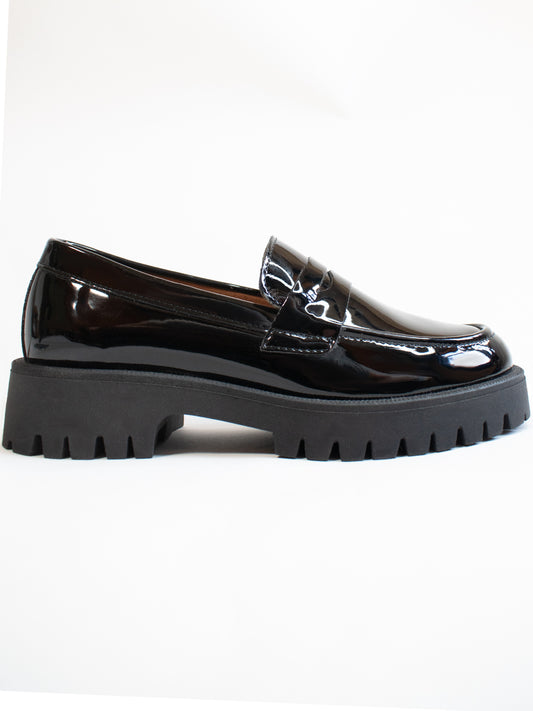 Gleissohle Penny Loafers | Vegane Damenschuh