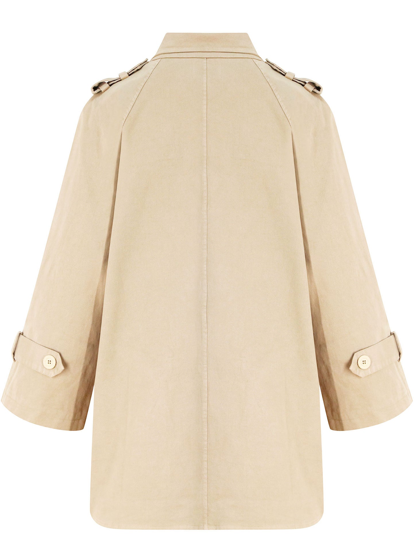 Trench-coat en gaberdine de coton