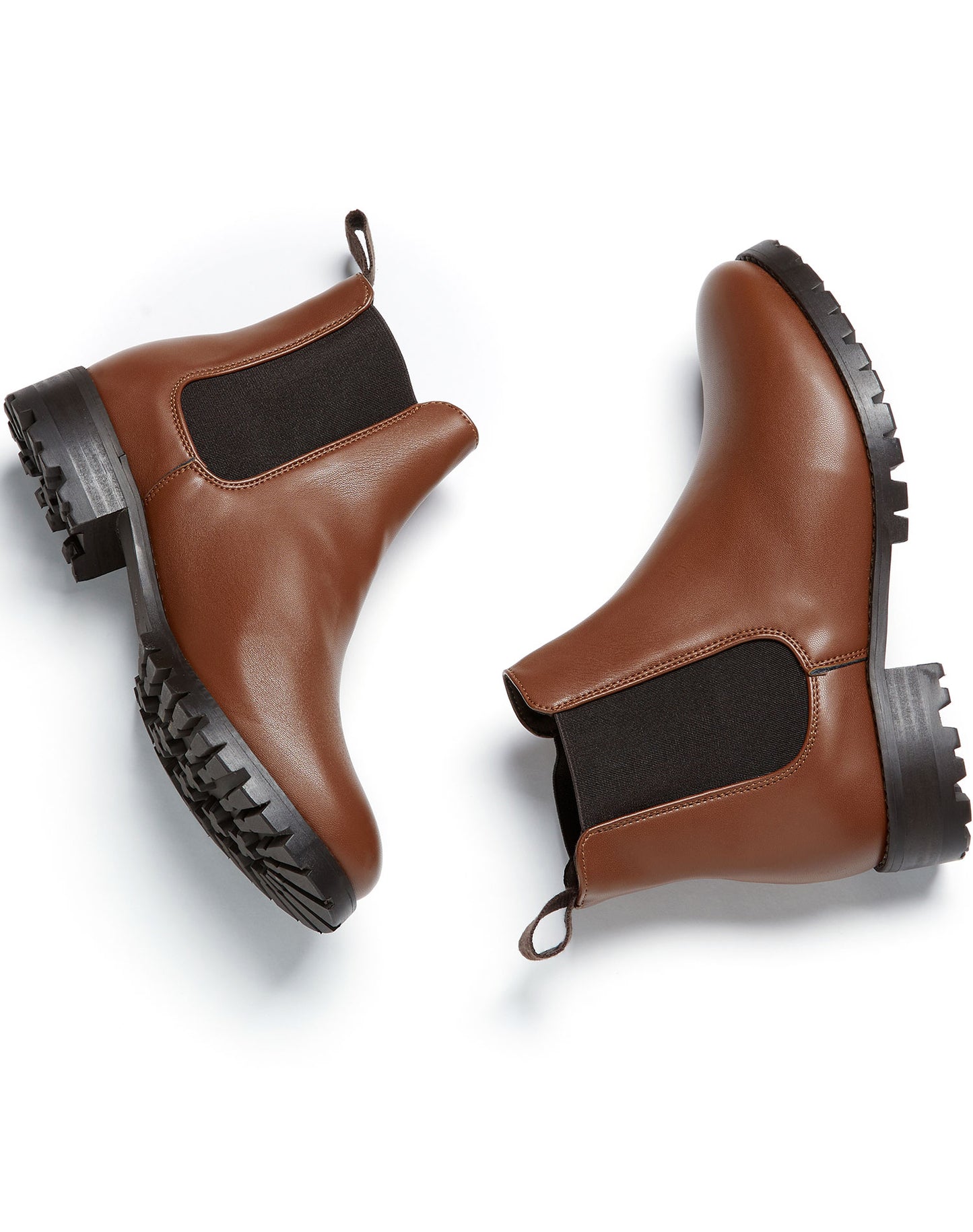 Luxe Chelsea-Stiefel mit tiefem Profil