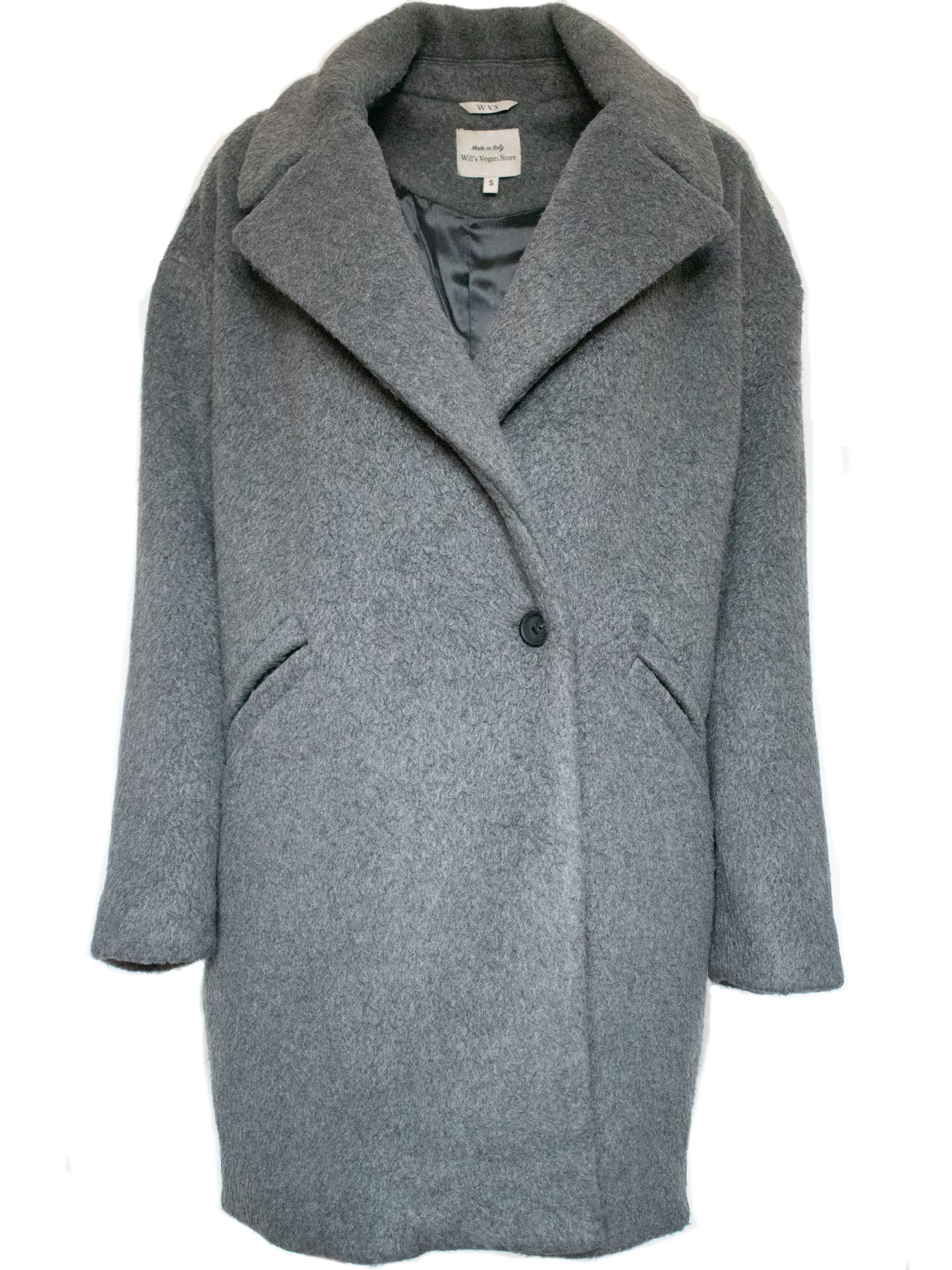 Manteau en laine vegan grande taille
