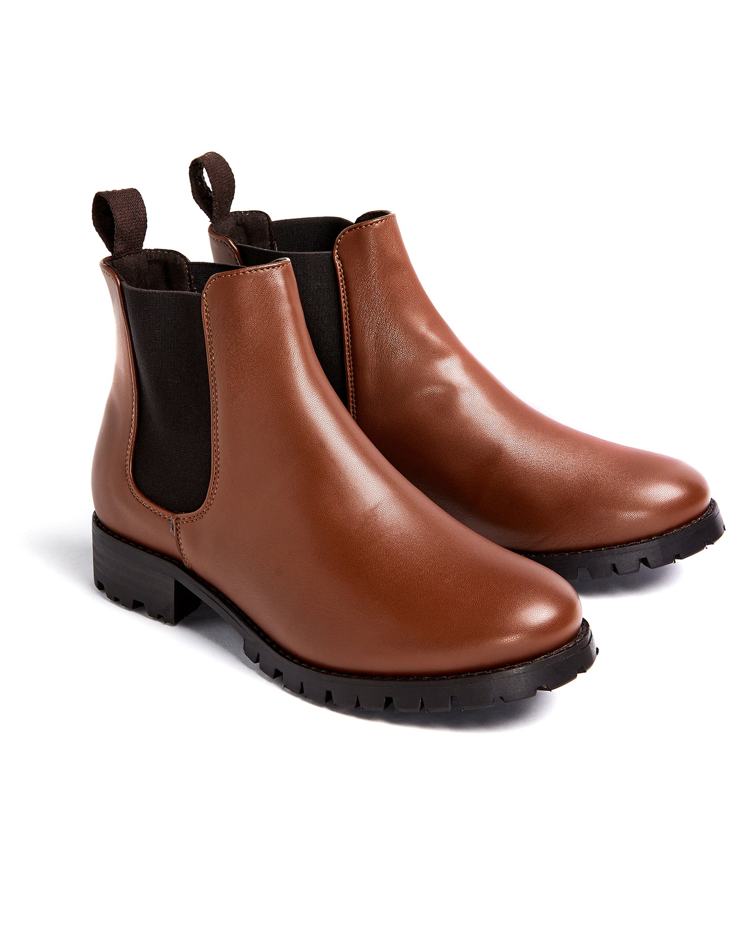 Luxe Chelsea-Stiefel mit tiefem Profil