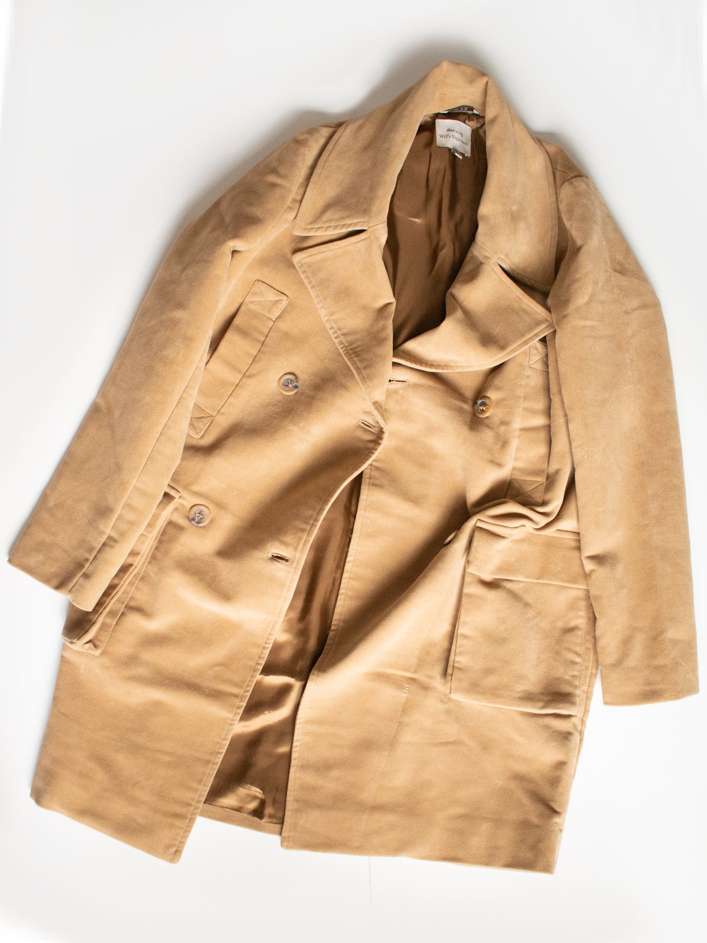 Manteau en laine vegan grande taille