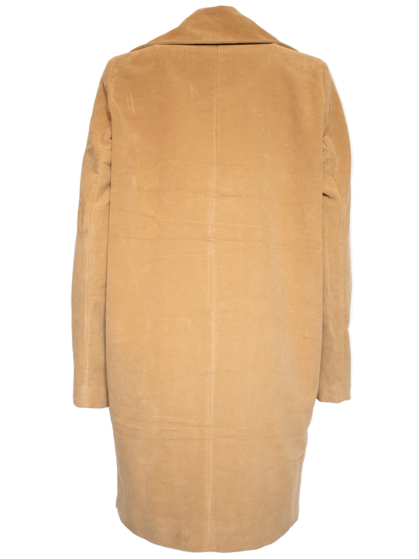 Veganer Wollmantel in Übergröße