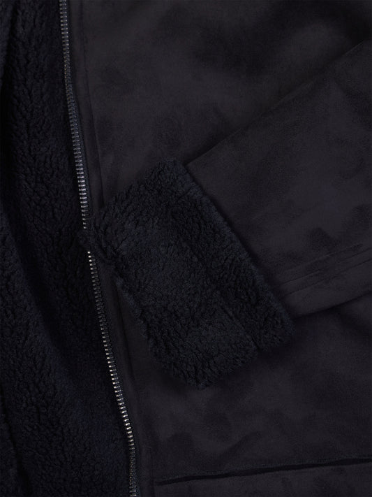 Recycelte Aviator aus veganem Shearling | Vegane Lederjacken