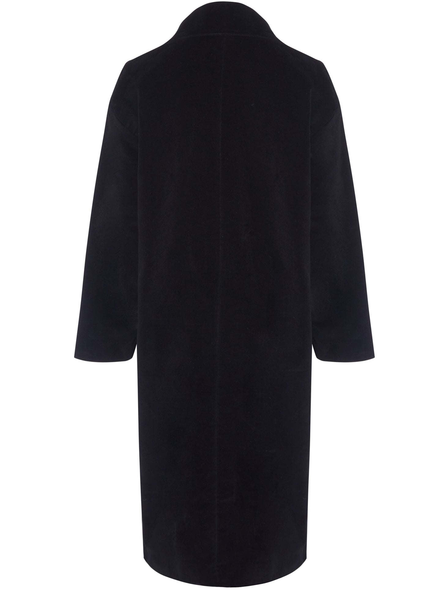 Manteau en laine vegan à double boutonnage