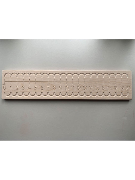 The Little Coach House Nummer Linie Montessori Lernressource |