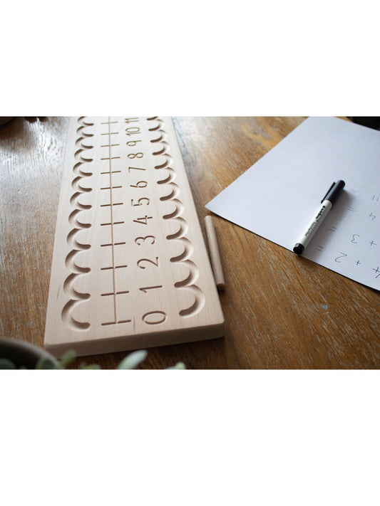 The Little Coach House Nummer Linie Montessori Lernressource |