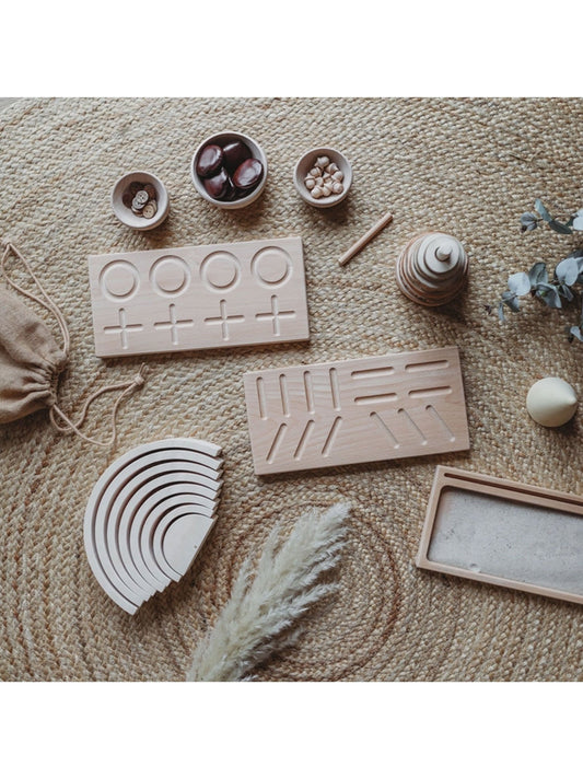 The Little Coach House Vor Schrifttafel Montessori Lernressource |