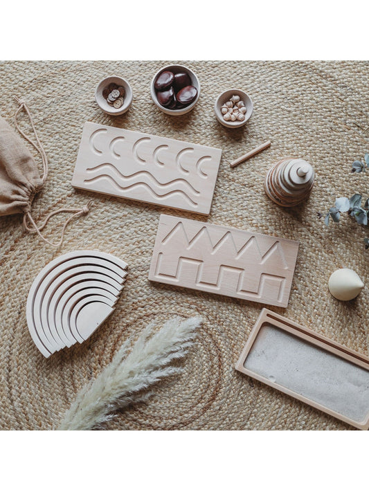 The Little Coach House Vor Schrifttafel Montessori Lernressource |