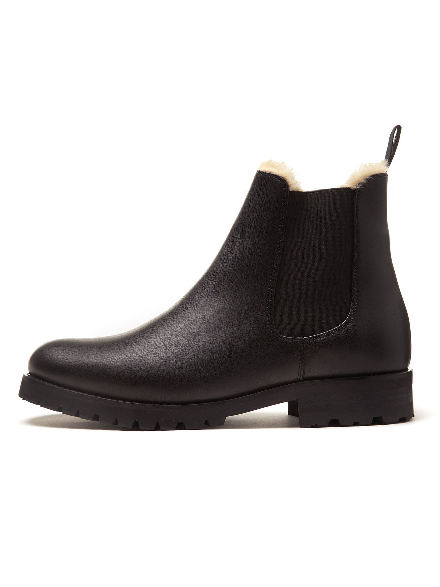 Luxe isolierte Chelsea-Stiefel mit tiefem Profil