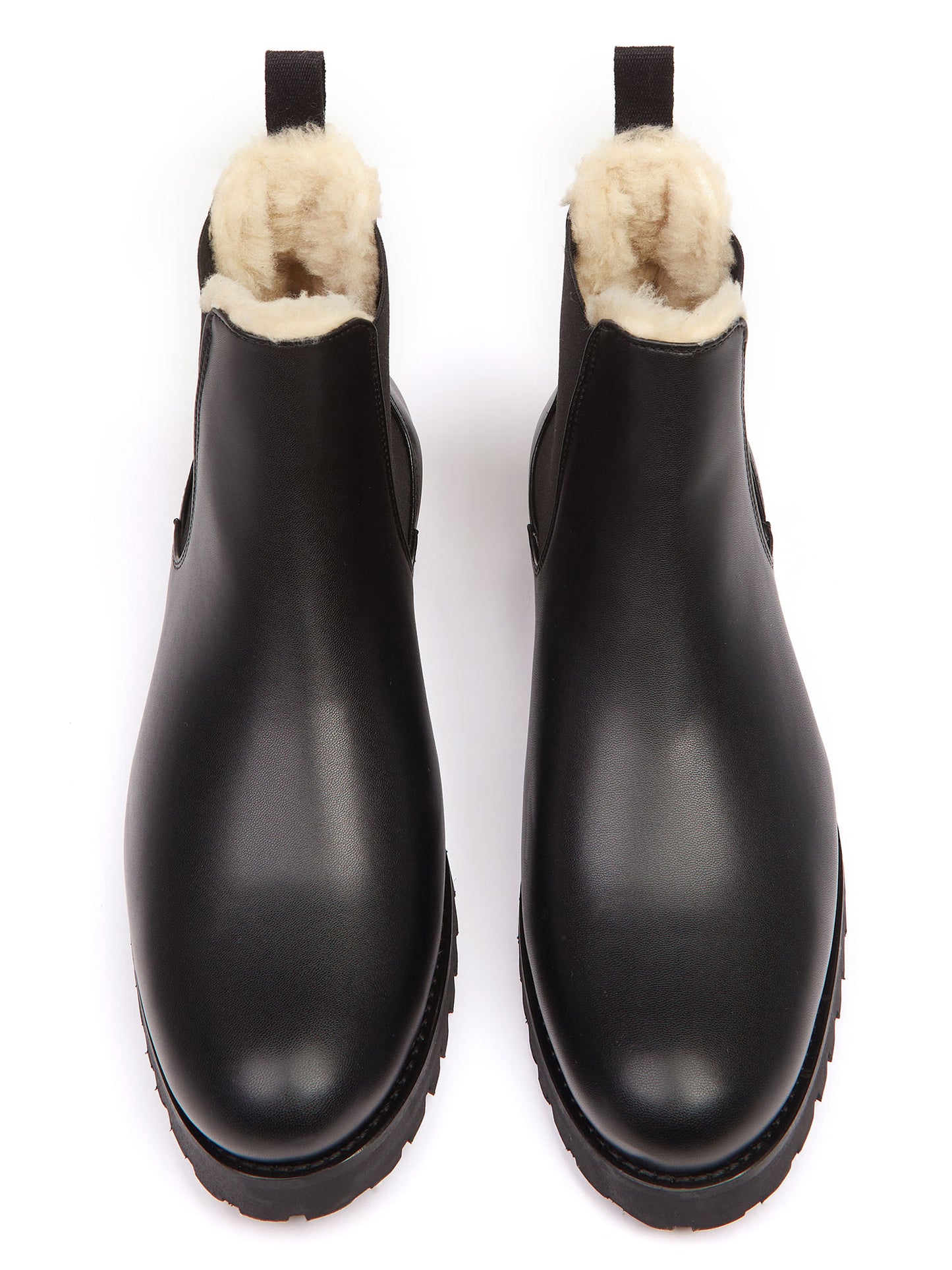 Luxe isolierte Chelsea-Stiefel mit tiefem Profil