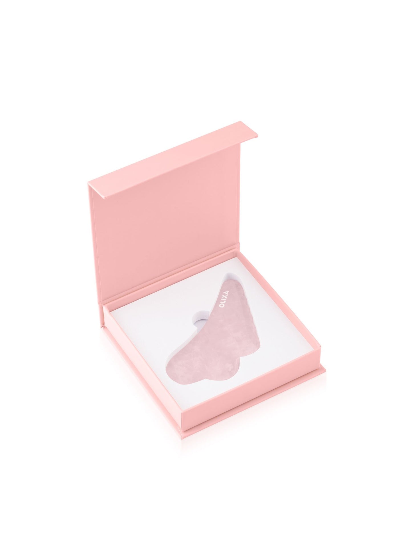 Olixa Rose Quartz Gua Sha Gesichtsmassage Werkzeug