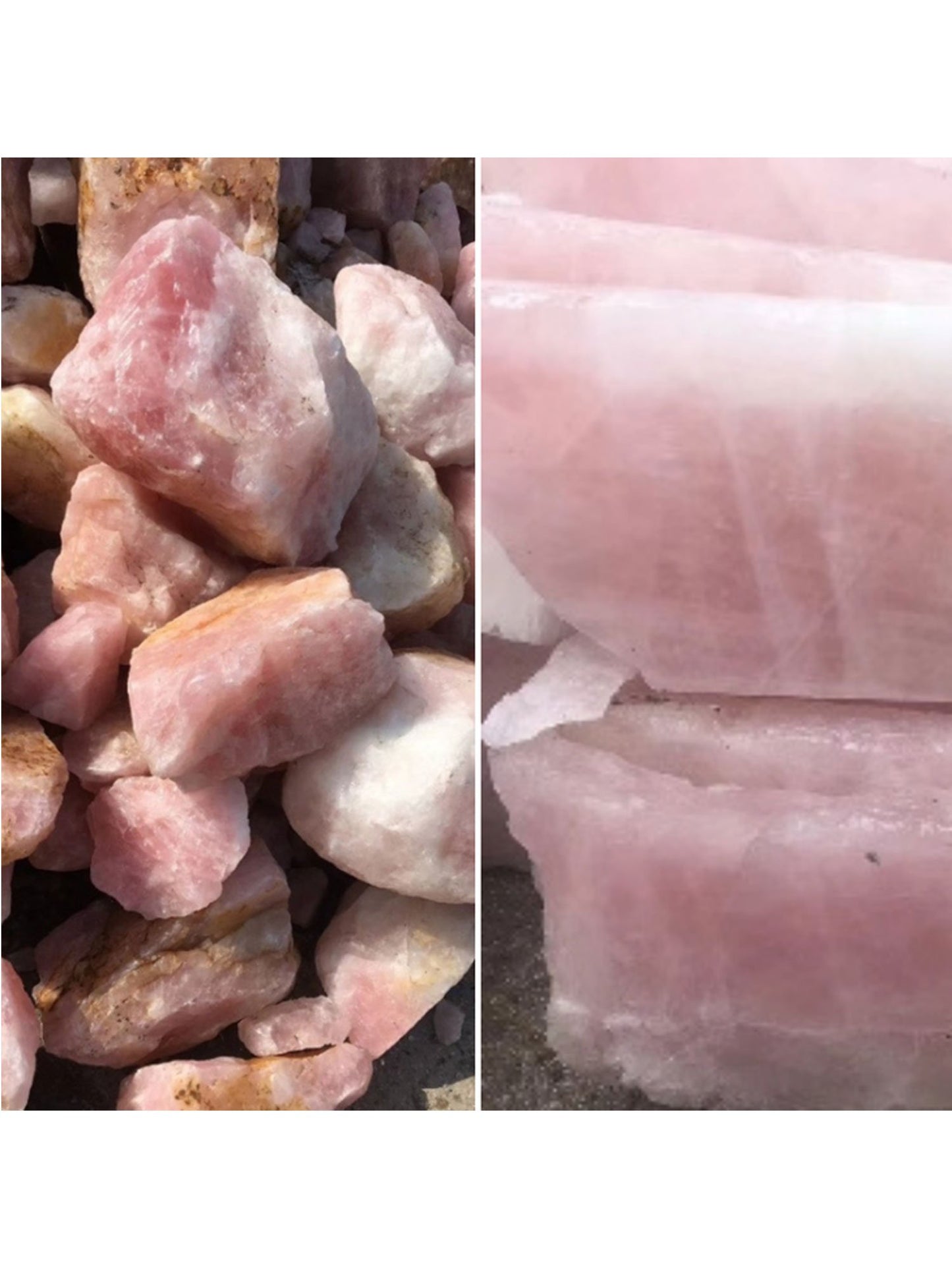 Olixa Rose Quartz Gua Sha Gesichtsmassage Werkzeug