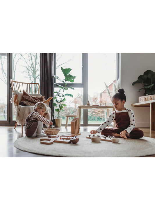 The Little Coach House Tens Frame Montessori Lernressource |