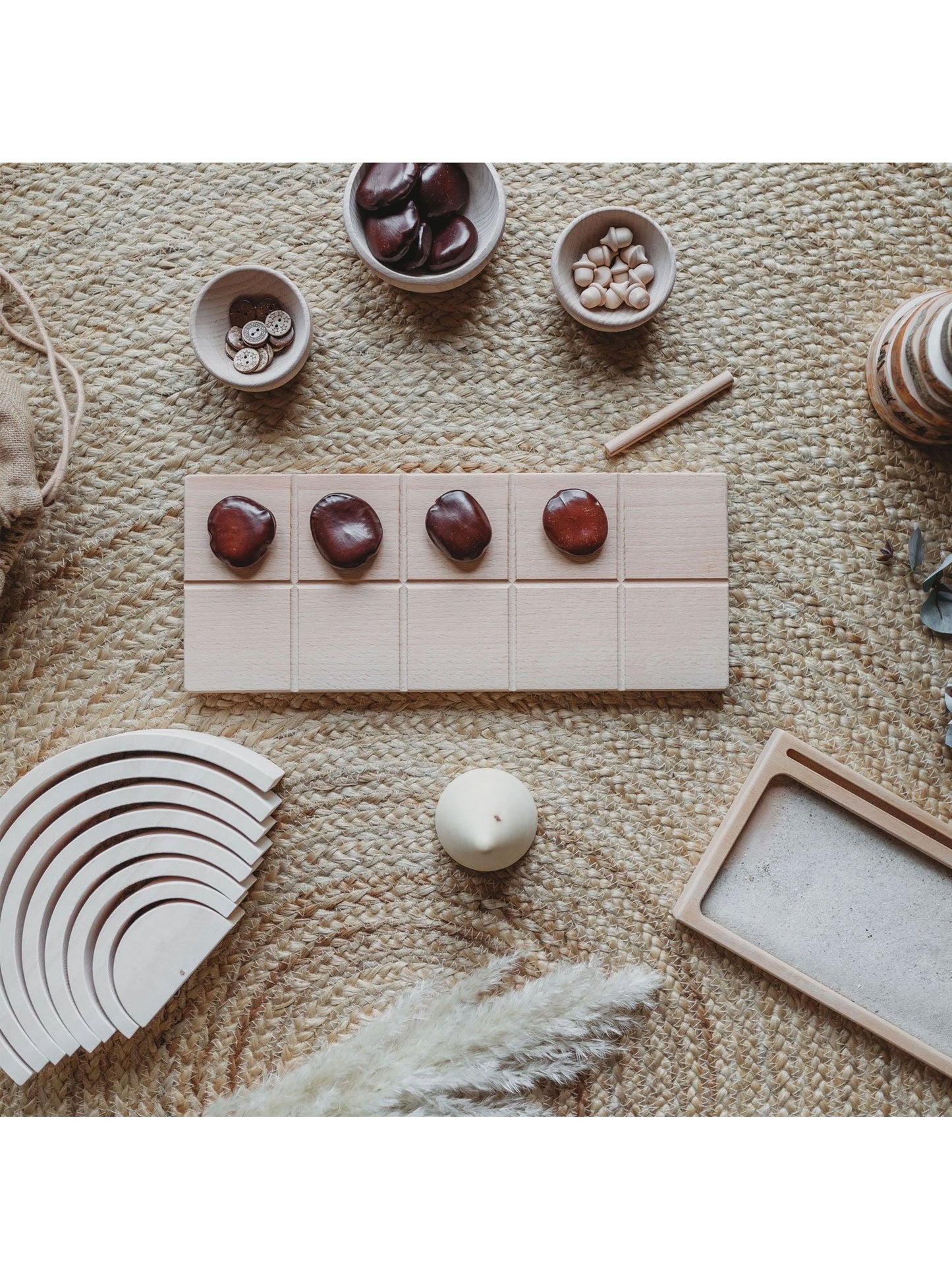 The Little Coach House Tens Frame Montessori Lernressource