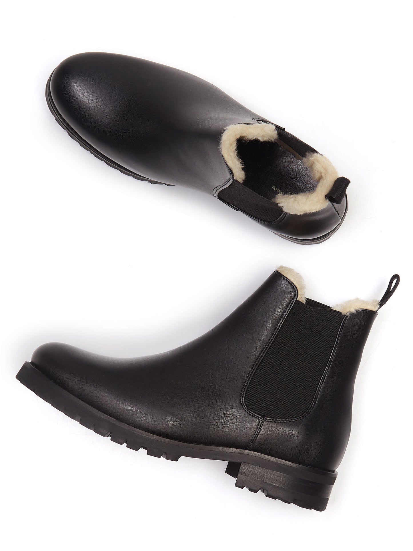 Luxe isolierte Chelsea-Stiefel mit tiefem Profil