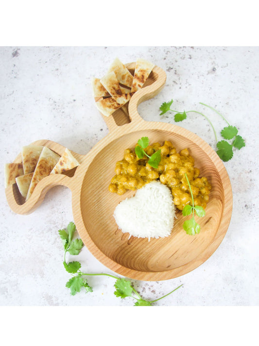 The Wood Life Project Umweltfreundlicher Holz Kaninchen Teller Kinder Teller |