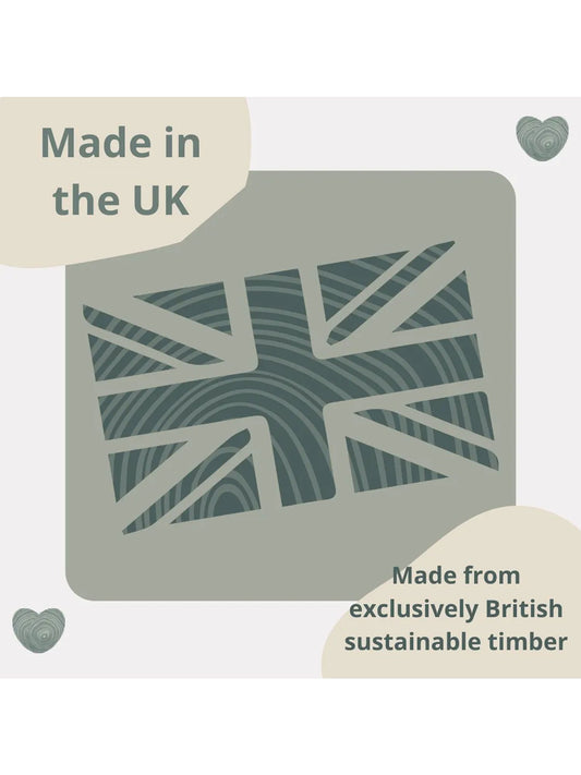 The Wood Life Project Umweltfreundlicher Holz Kaninchen Teller Kinder Teller |