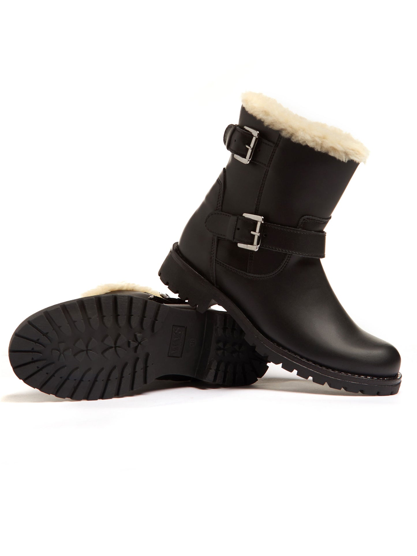 Isolierte Biker-Stiefel