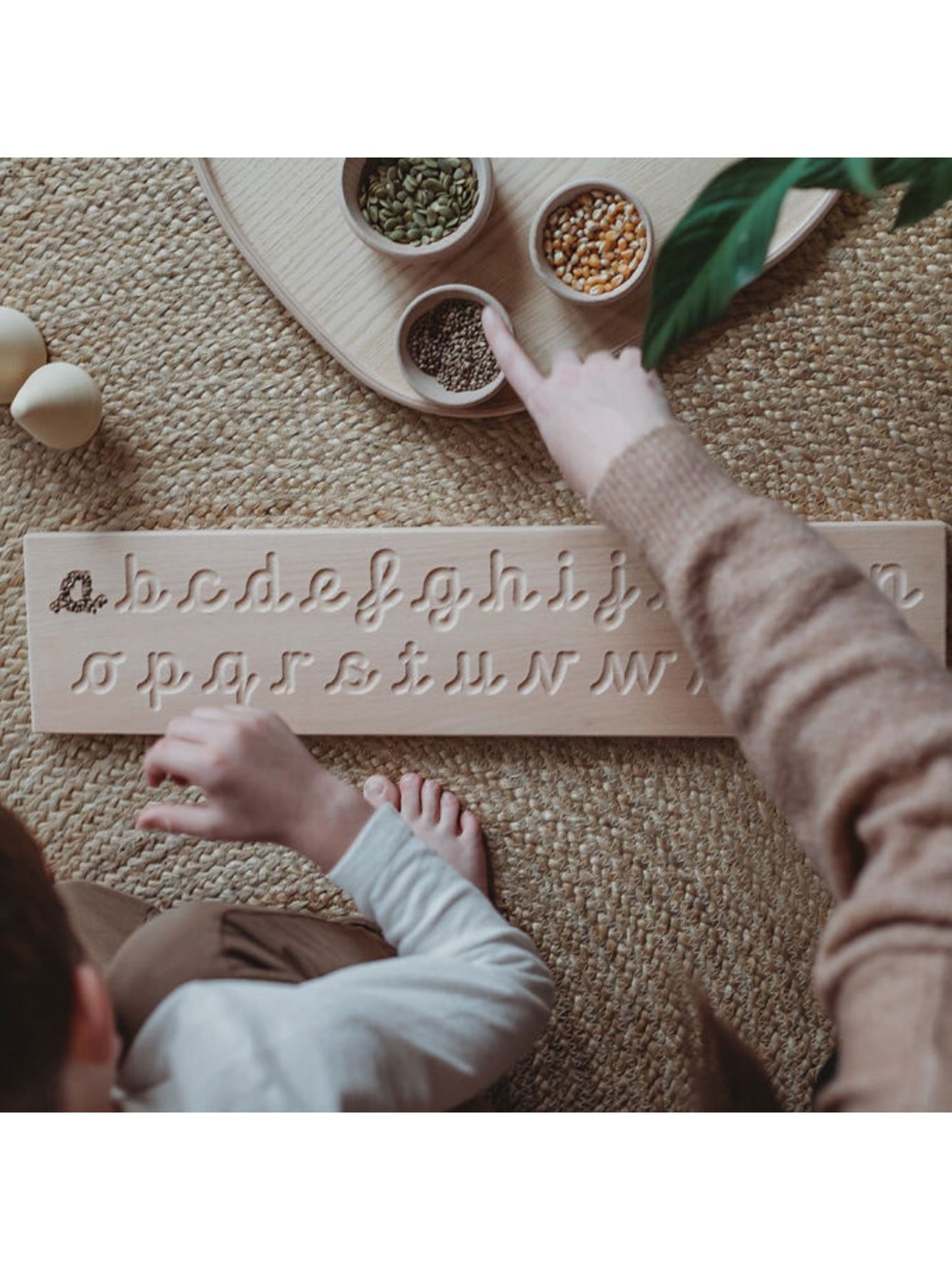 The Little Coach House Kursiv Alphabet Tafel