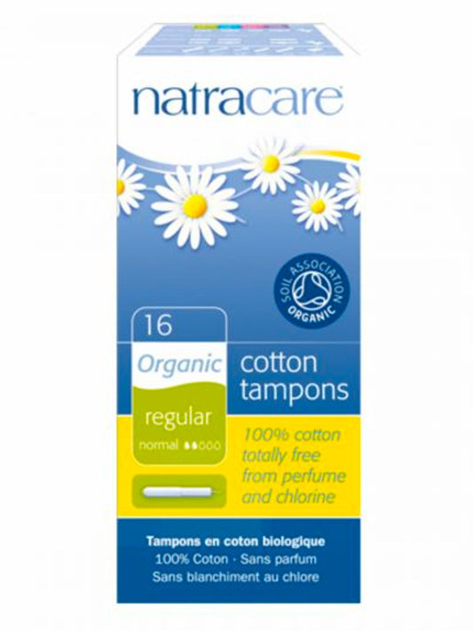 Natracare Bio-Tampons (Applikator) Regular 16er-Pack | Nachhaltige vegane Periodenprodukte