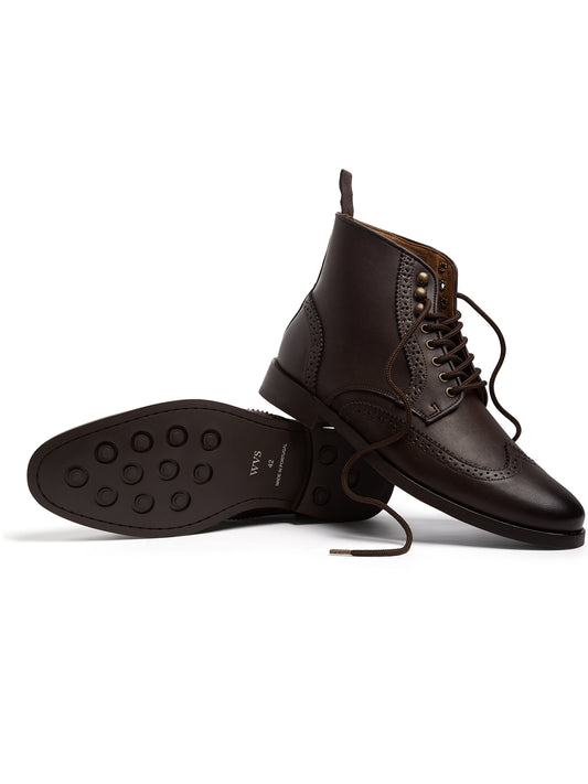 Brogue Stiefel | Vegane Stiefel
