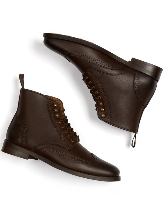 Brogue Stiefel | Vegane Stiefel