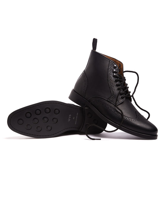 Brogue Stiefel | Vegane Stiefel