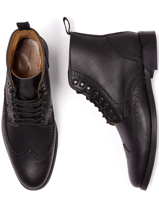 Brogue Stiefel | Vegane Stiefel