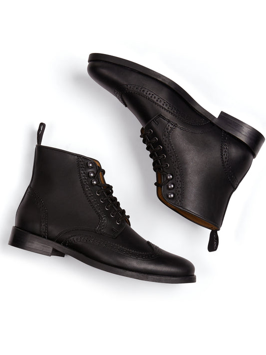 Brogue Stiefel | Vegane Stiefel