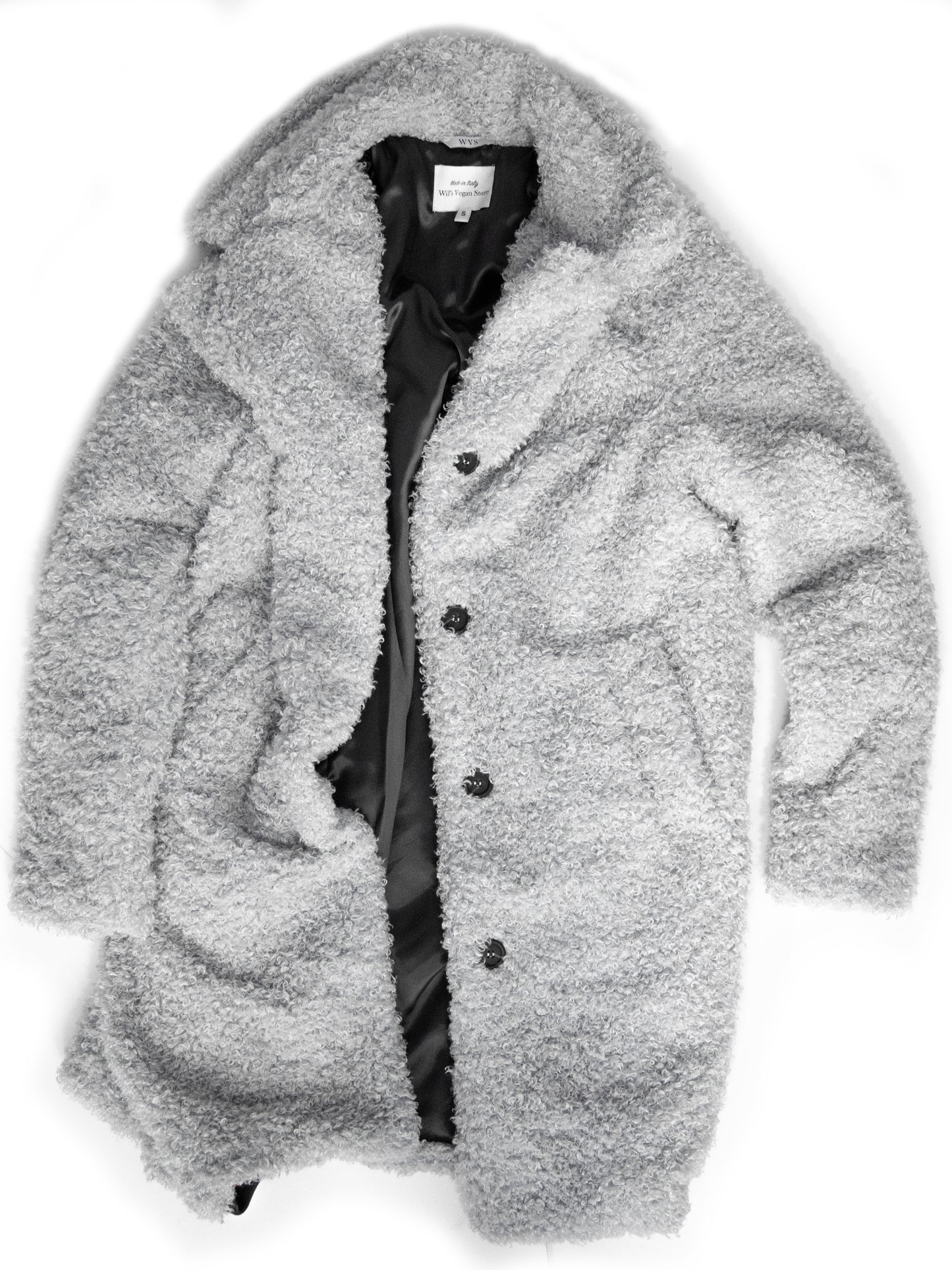 Manteau bouclé recyclé
