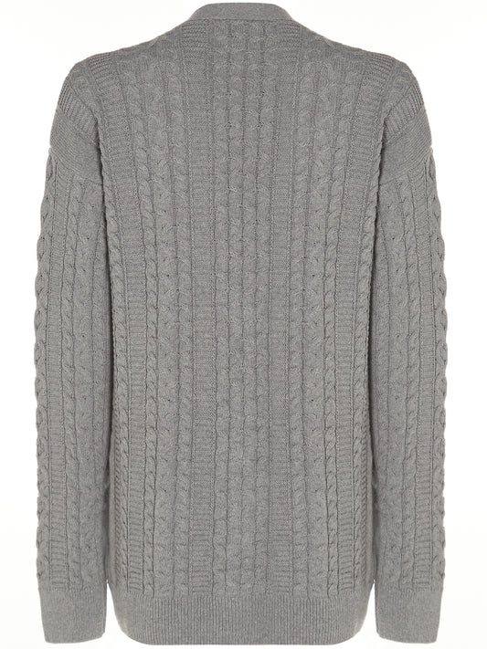 Strickjacke mit Knopfleiste | Vegane Strickwaren